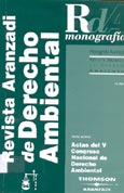 Imagen de portada del libro Actas del V Congreso Nacional de Derecho Ambiental : (in memoriam Raúl Brañes)