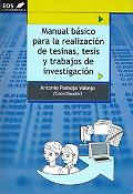 Imagen de portada del libro Manual básico para la realización de tesinas, tesis y trabajos de investigación