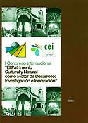 Imagen de portada del libro I Congreso Internacional "El patrimonio cultural y natural como motor de desarrollo: investigación e innovación"