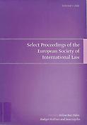 Imagen de portada del libro Select proceedings of the European Society of International Law