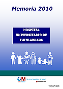 Imagen de portada del libro Memoria 2010 Hospital Universitario de Fuenlabrada