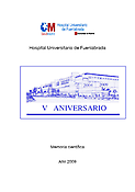 Imagen de portada del libro Memoria científica 2009 Hospital Universitario de Fuenlabrada