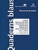 Imagen de portada del libro Estudi de les fonts documentals en la recerca sobre la història de la la pesca a Catalunya