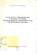 Imagen de portada del libro La cláusula "extraordinaria y urgente necesidad" del decreto-ley en la jurisprudencia constitucional española