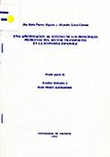 Imagen de portada del libro Una aproximación al estudio de los principales problemas del sector transportes en la economía española