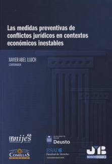 Imagen de portada del libro Las medidas preventivas de conflictos jurídicos en contextos económicos inestables