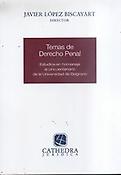 Imagen de portada del libro Temas de derecho penal