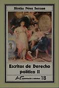 Imagen de portada del libro Escritos de derecho político II