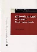 Imagen de portada del libro El derecho al olvido en internet