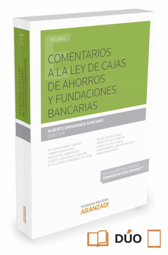 Imagen de portada del libro Comentarios a la ley de cajas de ahorros y fundaciones bancarias