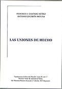 Imagen de portada del libro Las uniones de hecho