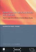 Imagen de portada del libro Derecho de obligaciones en Europa