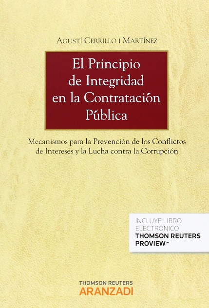 Imagen de portada del libro El principio de integridad en la contratación pública