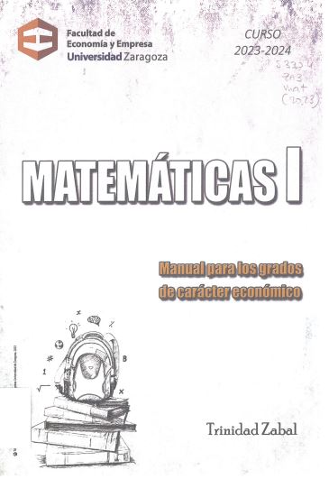 Imagen de portada del libro Matemáticas I