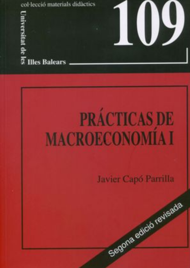 Imagen de portada del libro Prácticas de macroeconomía I