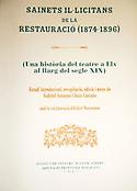 Imagen de portada del libro Sainets il·licitans de la Restauració (1874-1896)