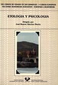 Imagen de portada del libro Etología y psicología