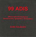 Imagen de portada del libro 99 adis