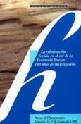 Imagen de portada del libro La colonización fenicia en el sur de la Península Ibérica : 100 años de investigación