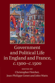 Imagen de portada del libro Government and Political Life in England and France, c.1300-c.1500
