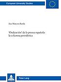 Imagen de portada del libro 'Oralización' de la prensa española