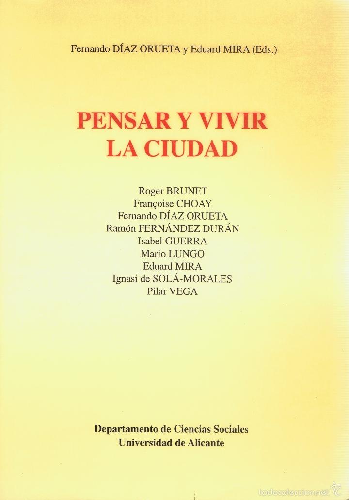 Imagen de portada del libro Pensar y vivir la ciudad