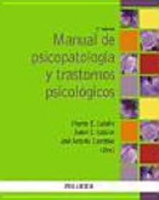 Imagen de portada del libro Manual de psicopatología y trastornos psicológicos