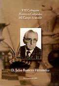 Imagen de portada del libro VIII Coloquios Histórico-Culturales del Campo Arañuelo. Dedicados a D. Julio Romero Hernández