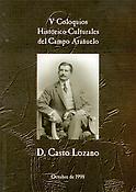 Imagen de portada del libro V Coloquios Histórico-Culturales del Campo Arañuelo. Dedicados a D. Casto Lozano