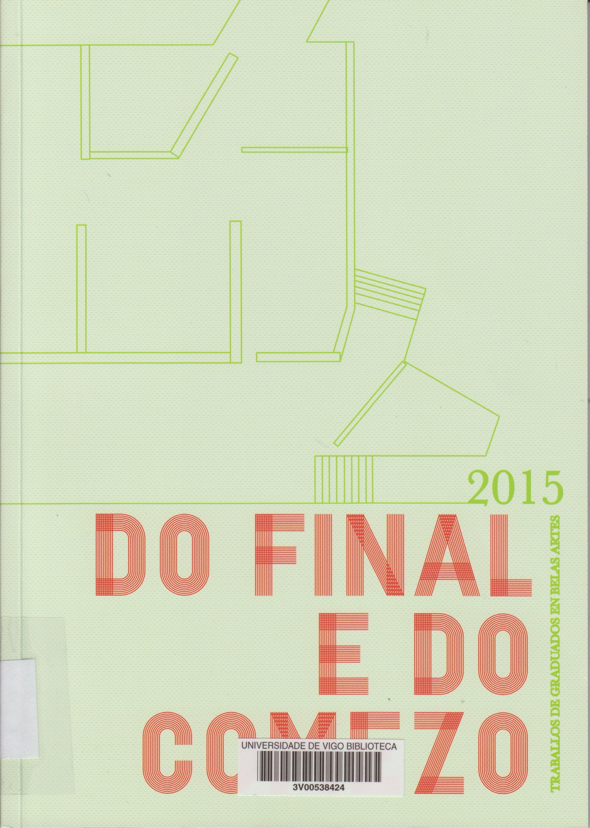 Imagen de portada del libro Do final e do comezo 2015