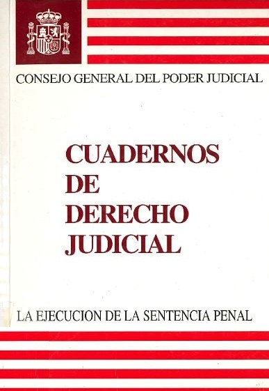 Imagen de portada del libro La ejecución de la sentencia penal