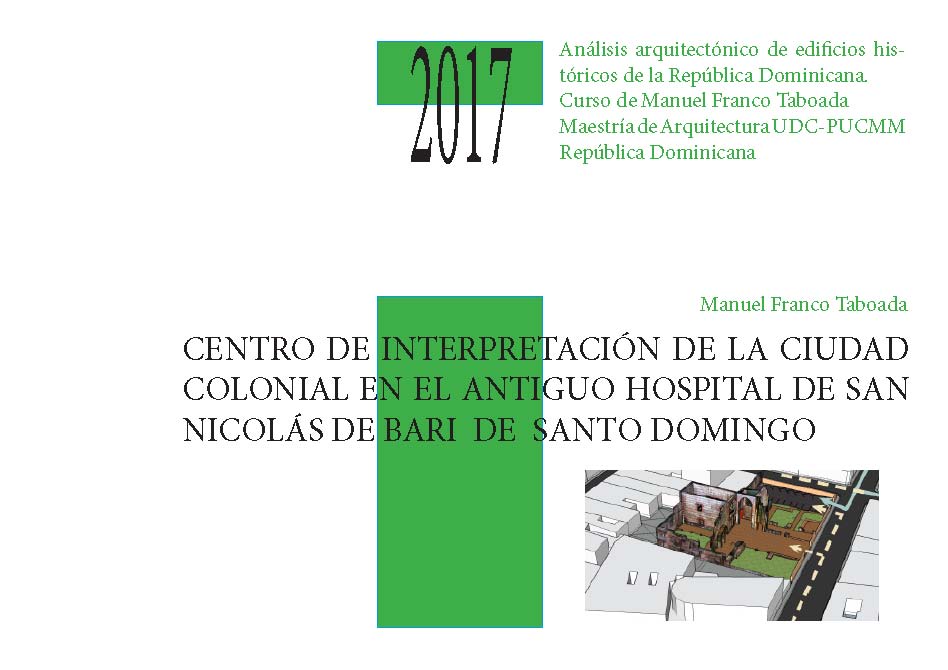 Imagen de portada del libro Centro de interpretación de la ciudad colonial en el antiguo hospital de San Nicolás de Bari de Santo Domingo