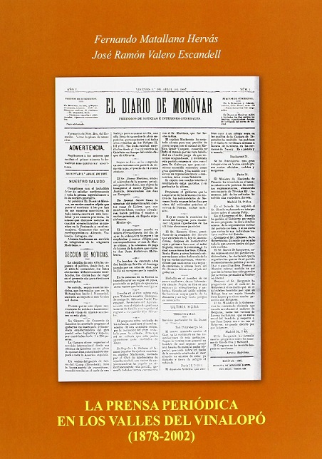 Imagen de portada del libro La prensa periódica en los valles del Vinalopó