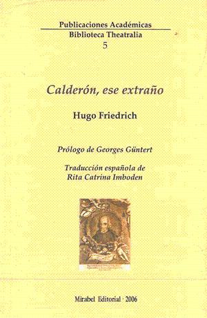 Imagen de portada del libro Calderón, ese extraño