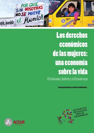 Imagen de portada del libro Los derechos económicos de las mujeres, una economía sobre la vida