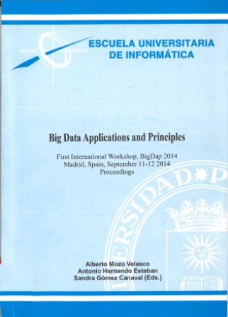 Imagen de portada del libro Big data applications and principles