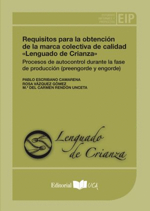 Imagen de portada del libro Requisitos para la obtención de la marca colectiva de calidad "Lenguado de crianza"