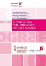 Imagen de portada del libro El derecho civil foral valenciano