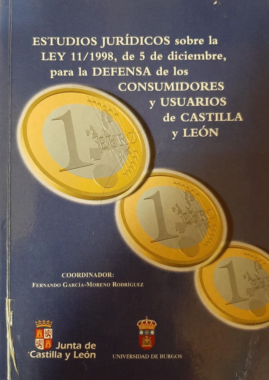 Imagen de portada del libro Estudios jurídicos sobre la Ley 11/1998, de 5 de diciembre