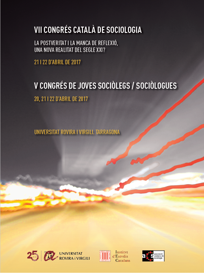 Imagen de portada del libro VII Congrés Català de Sociologia i V Congrés Català de Joves Sociòlegs / Sociòlogues