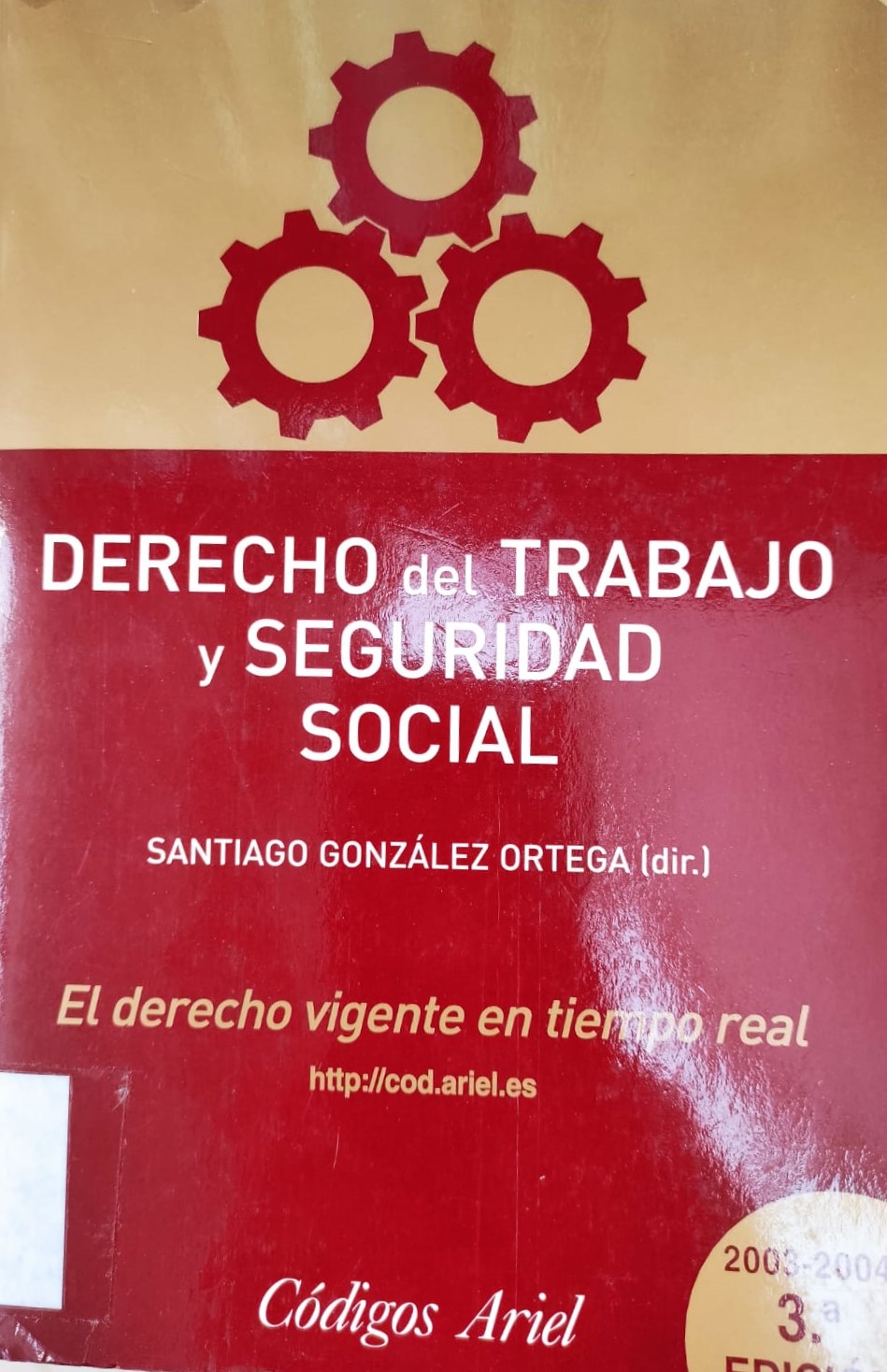 Imagen de portada del libro Derecho del trabajo y seguridad social