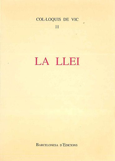 Imagen de portada del libro La llei