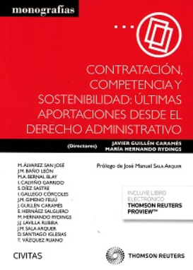 Imagen de portada del libro Contratación, competencia y sostenibilidad