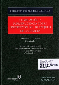 Imagen de portada del libro Legislación y jurisprudencia sobre prevención del blanqueo de capitales