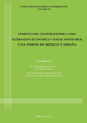 Imagen de portada del libro Fomento del cooperativismo como alternativa económica y social sostenible