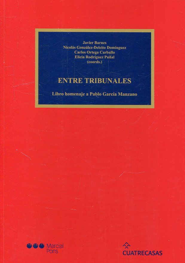 Imagen de portada del libro Entre tribunales