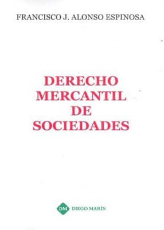 Imagen de portada del libro Derecho mercantil de sociedades