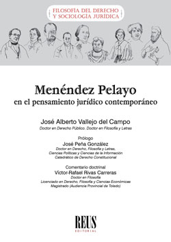 Imagen de portada del libro Menéndez Pelayo en el pensamiento jurídico contemporáneo