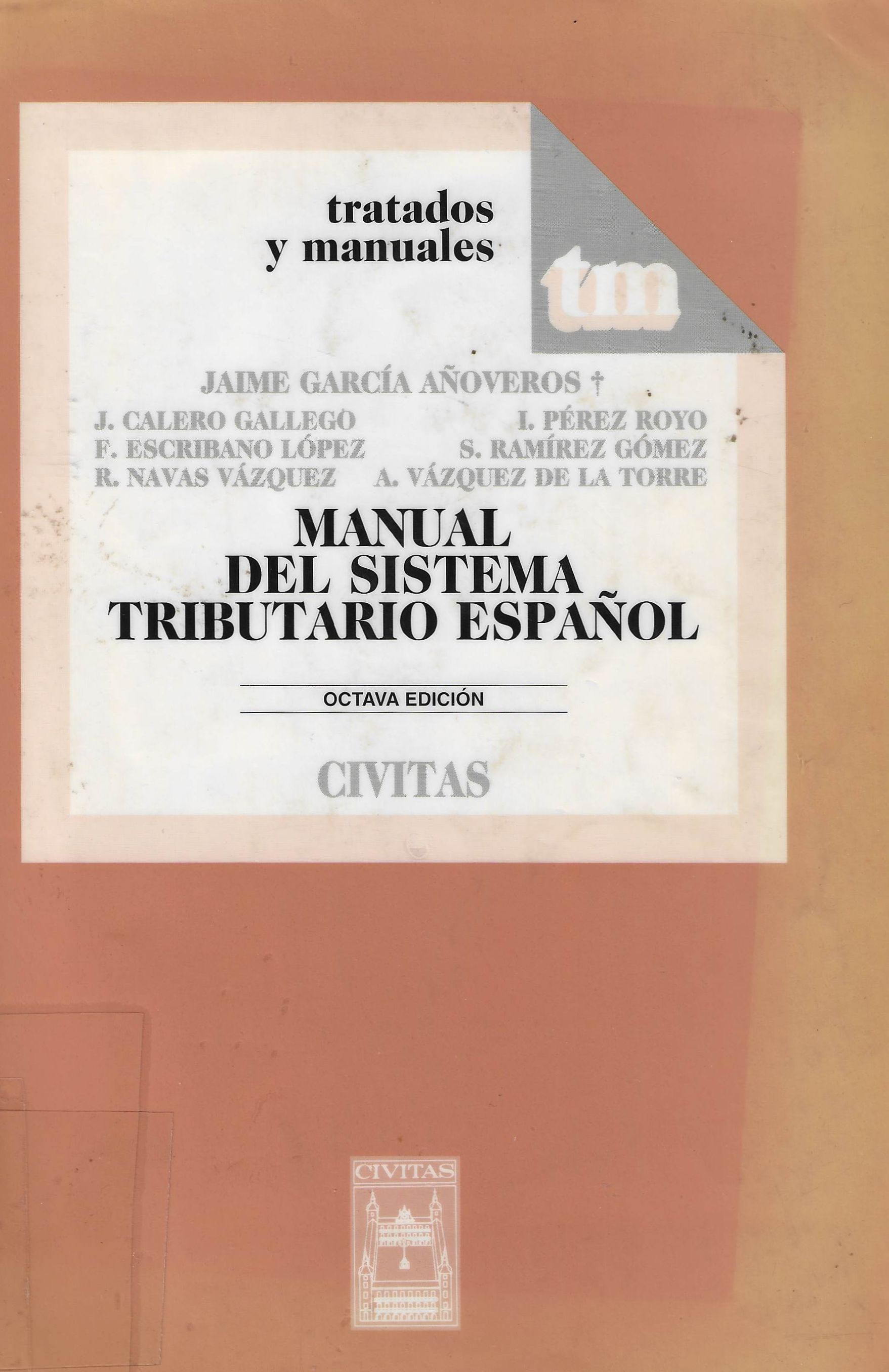 Imagen de portada del libro Manual del sistema tributario español