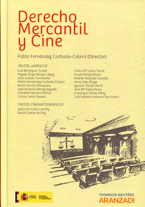 Imagen de portada del libro Derecho mercantil y cine